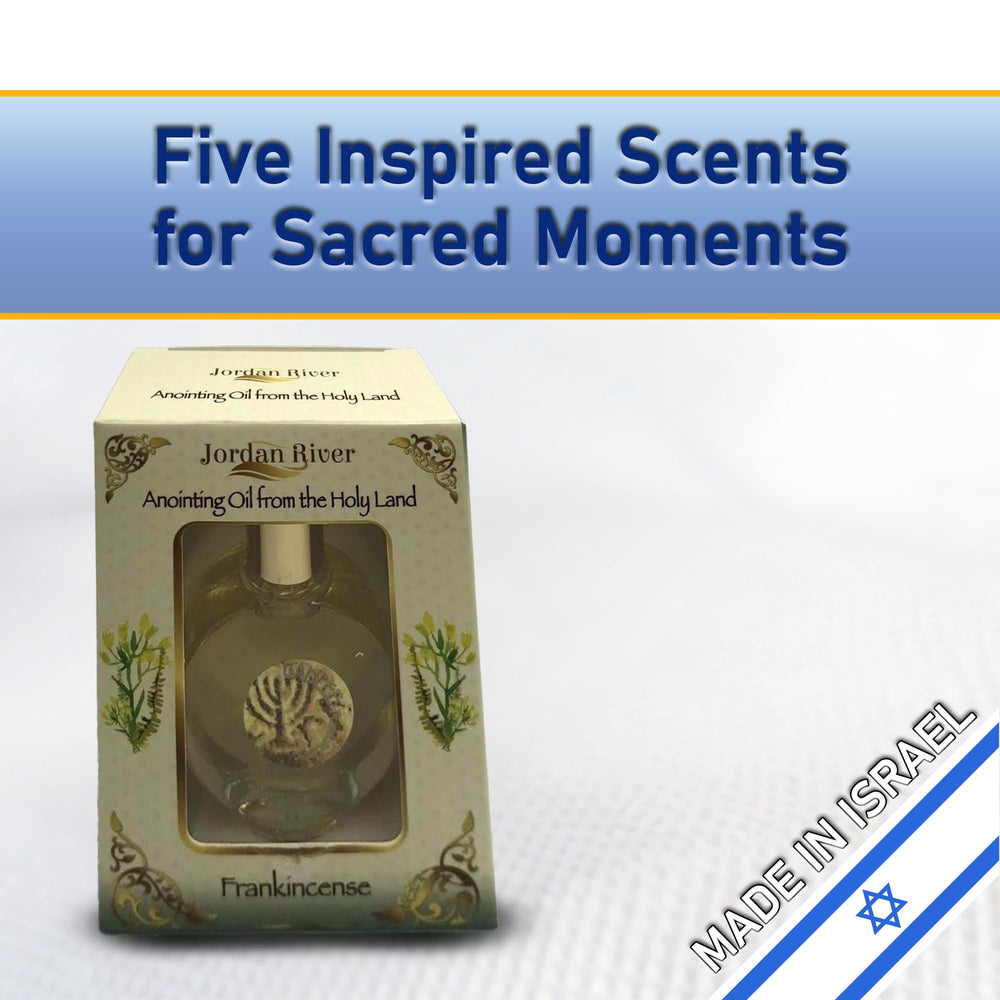 Shofarot Israel Frankincense oil bottle for sacred rituals