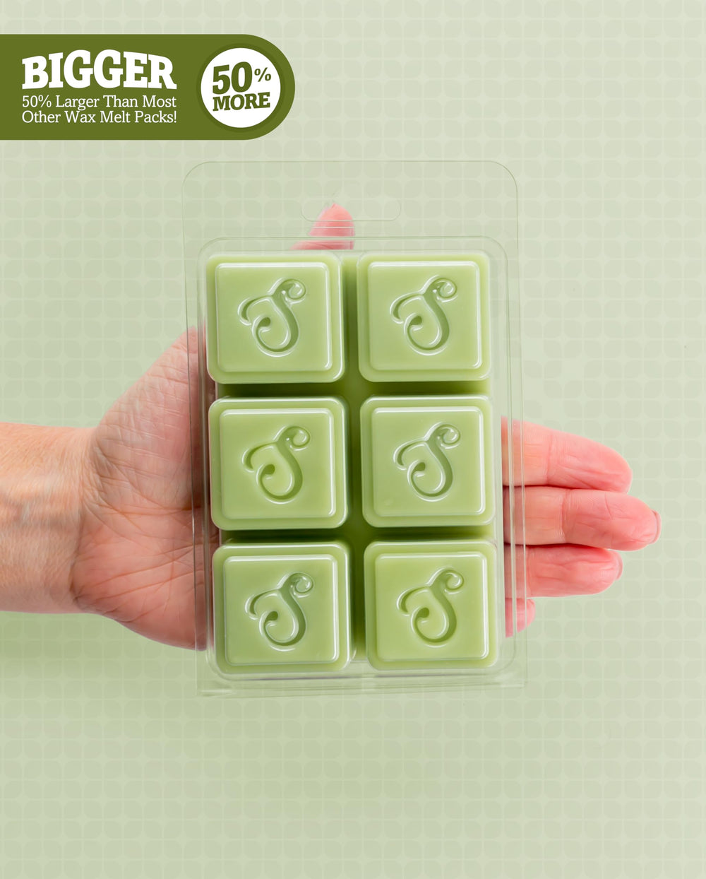Shortie's Formula 117-4 wax blend melts deliver strong fragrance quickly.