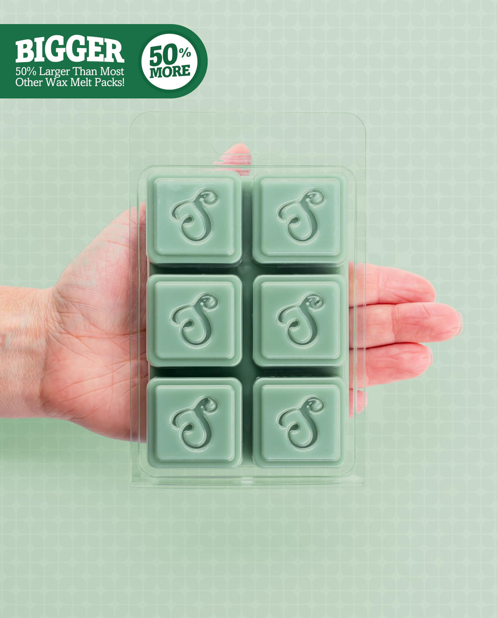 Shortie's hand poured wax melts bars release scent quickly in warmers.