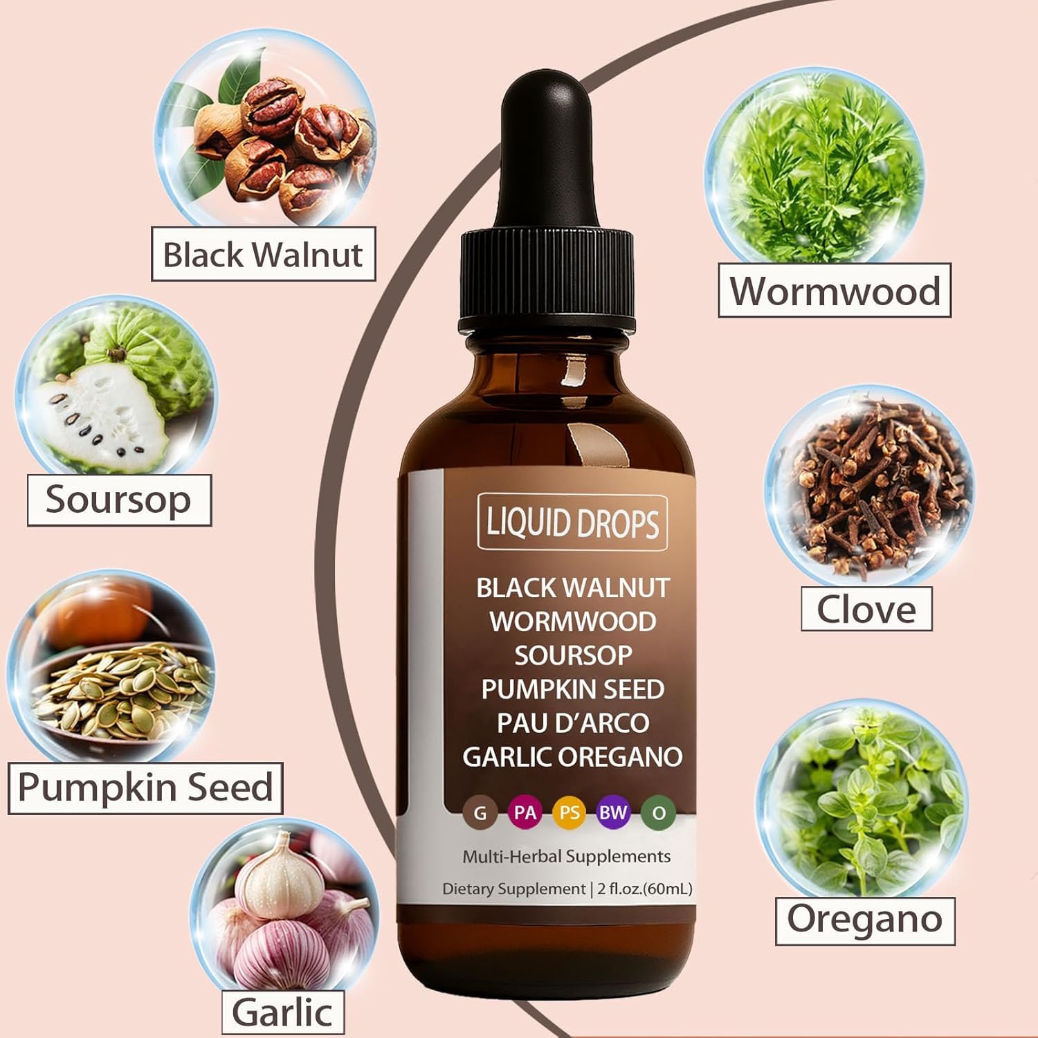 Clove and soursop notes showcased in the liquid blend
