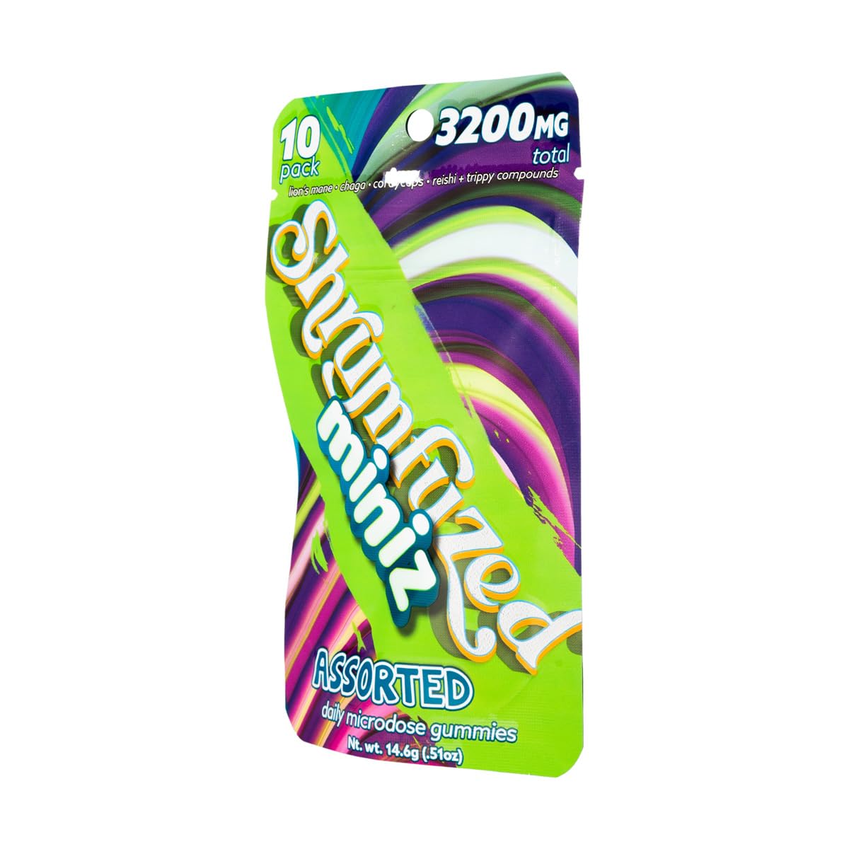 Shrumfuzed Miniz packaging tamper-evident for safety and dose accuracy.