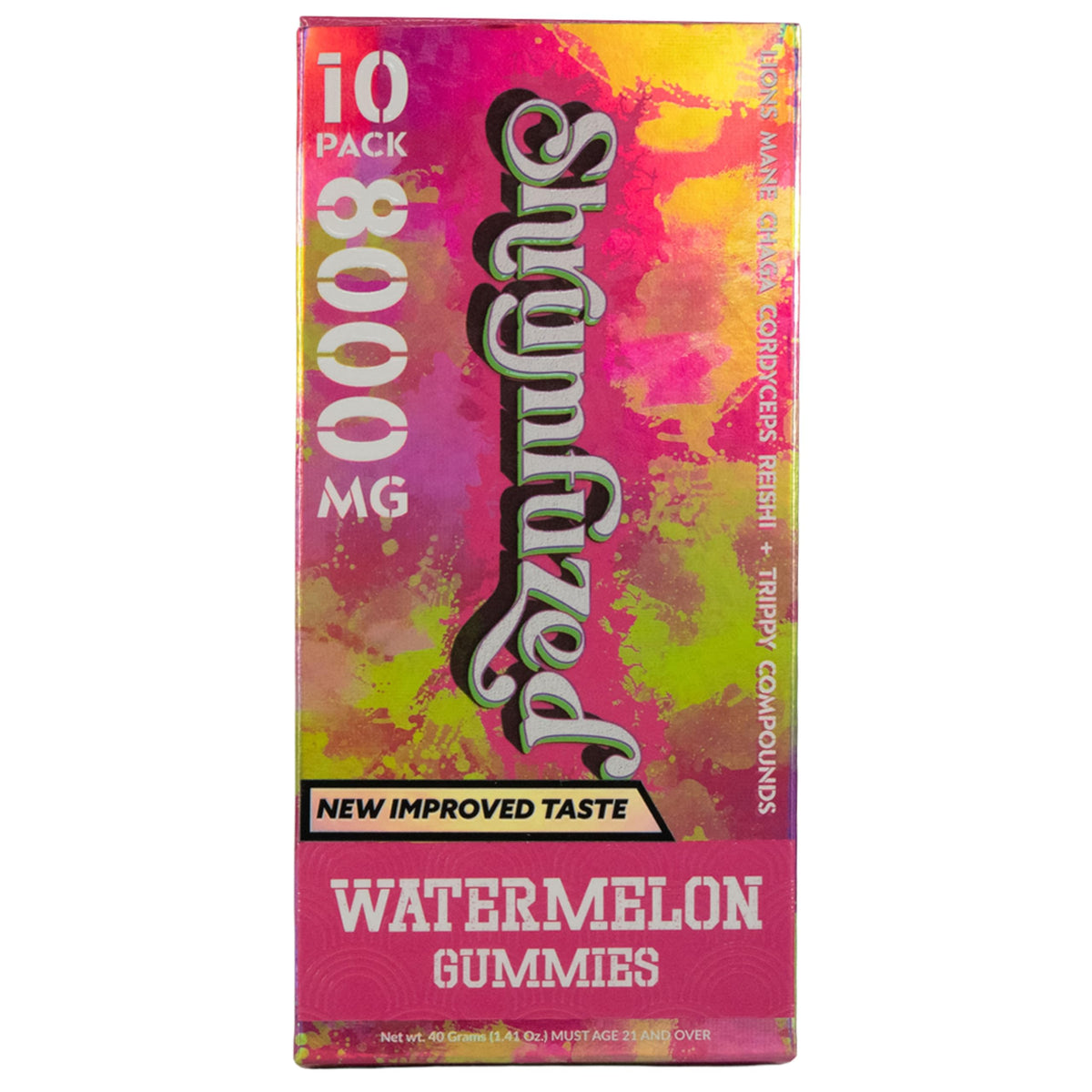 Shrumfuzed nootropic gummy bottle supports focused energy and daily wellness