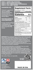 Shrumfuzed nootropic gummy ingredients label details for informed use.