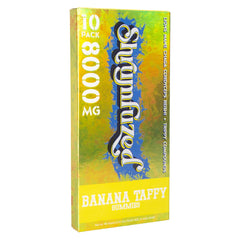 Shrumfuzed gummy packaging demonstrating tamper-evident seal and product safety.