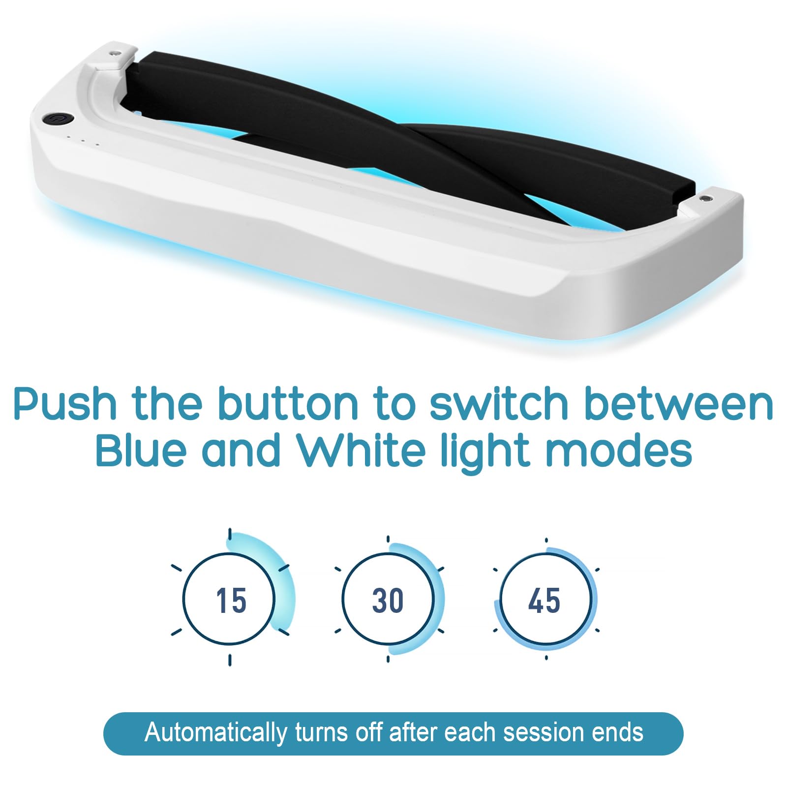 SHUFFLE LIFE timer presets 15, 30, 45 minutes