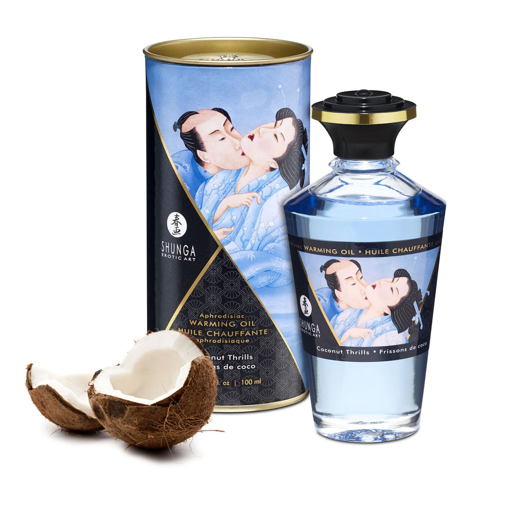 Shunga bottle showing easy-to-dispense formula for spontaneous use