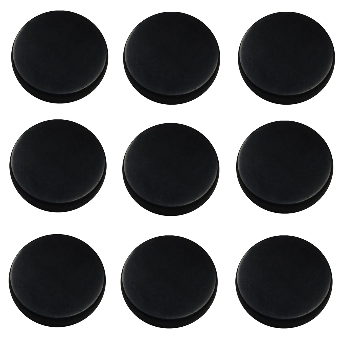Shungite World 9pcs round stickers on device, 30 mm, potential shielding on electronics