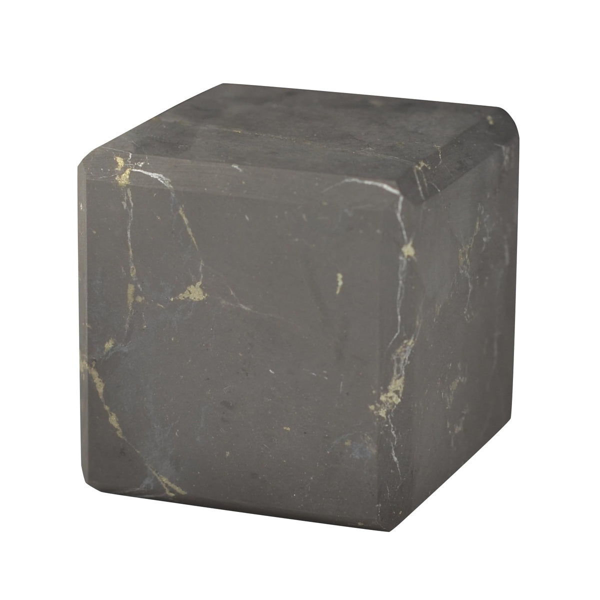 Shungite World authentic shungite cube 40mm — protection near electronics and networks.