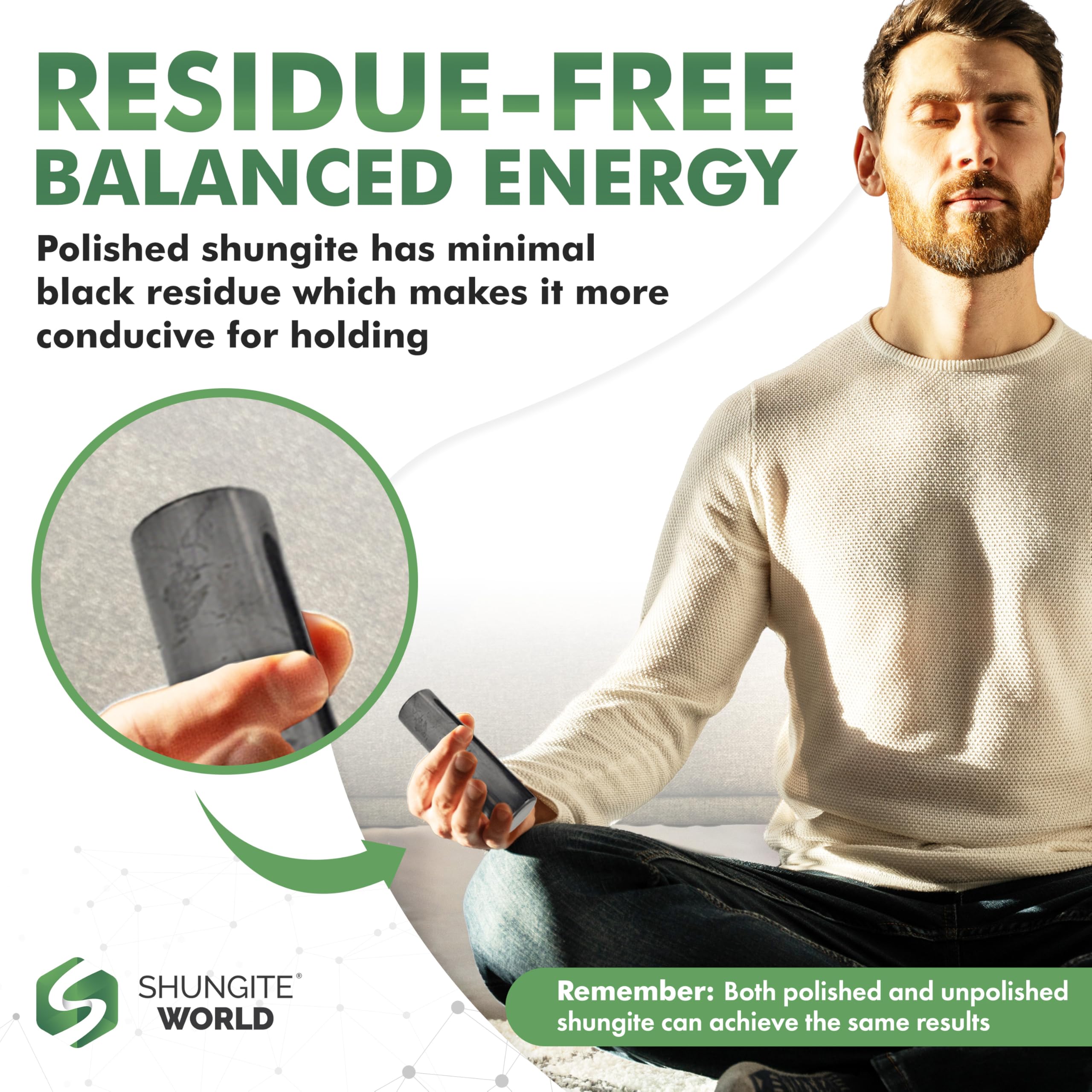 Shungite World protection energy-clearing cylinders for living spaces.