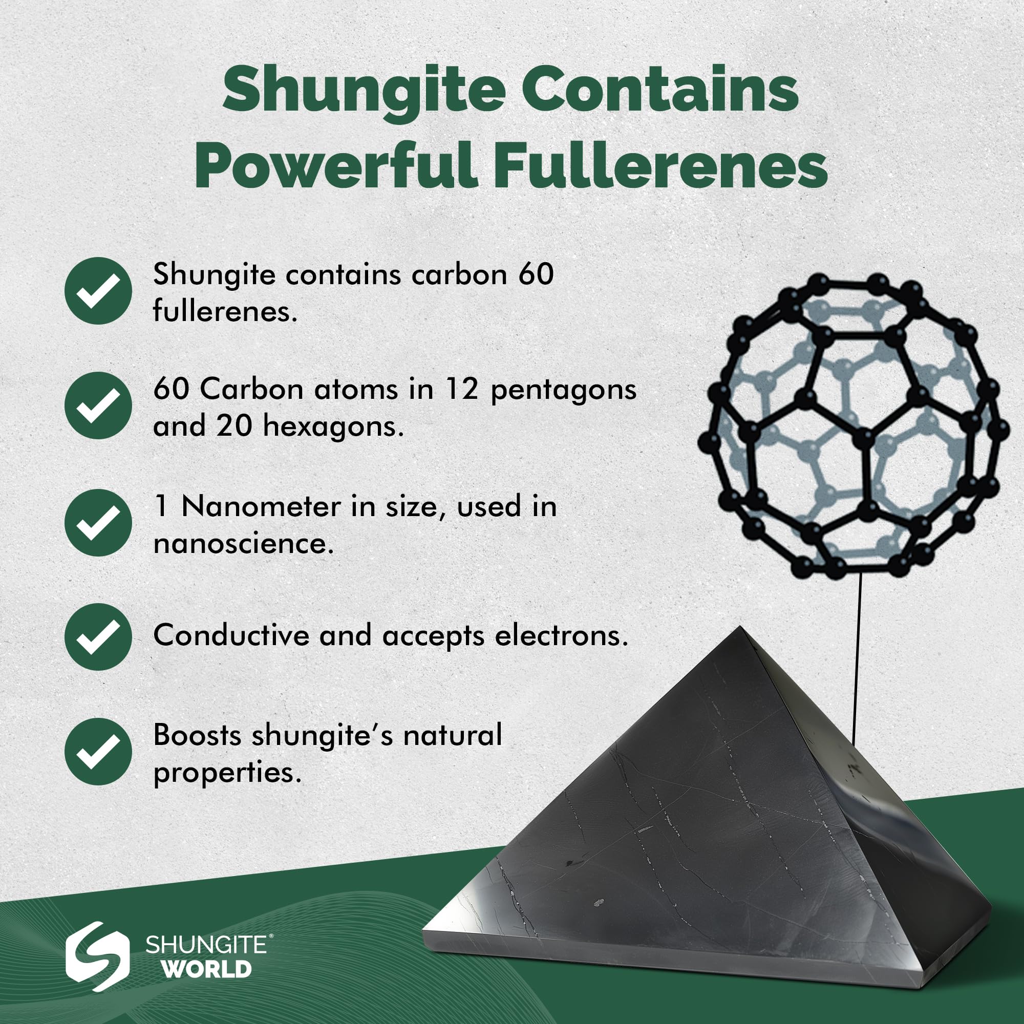 Shungite World pyramid placed in a ritual setup to support mindful grounding.