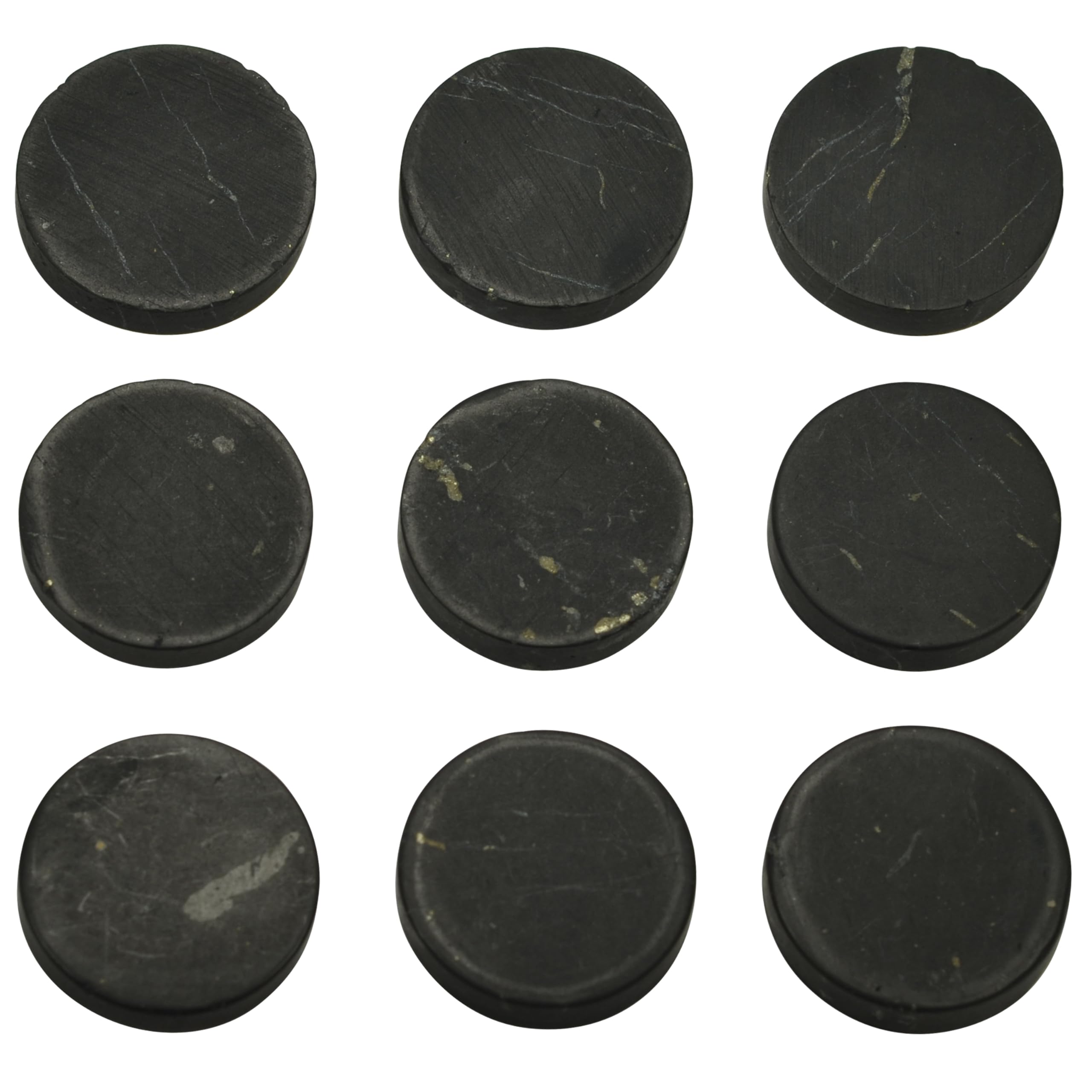 Shungite World 50mm cell-phone sticker on a phone may catch frequencies near the device.