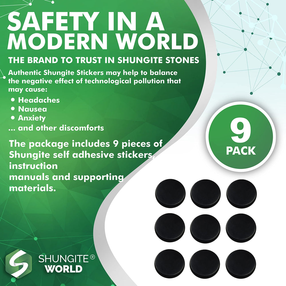 Shungite World case sticker offers portable protection for small devices