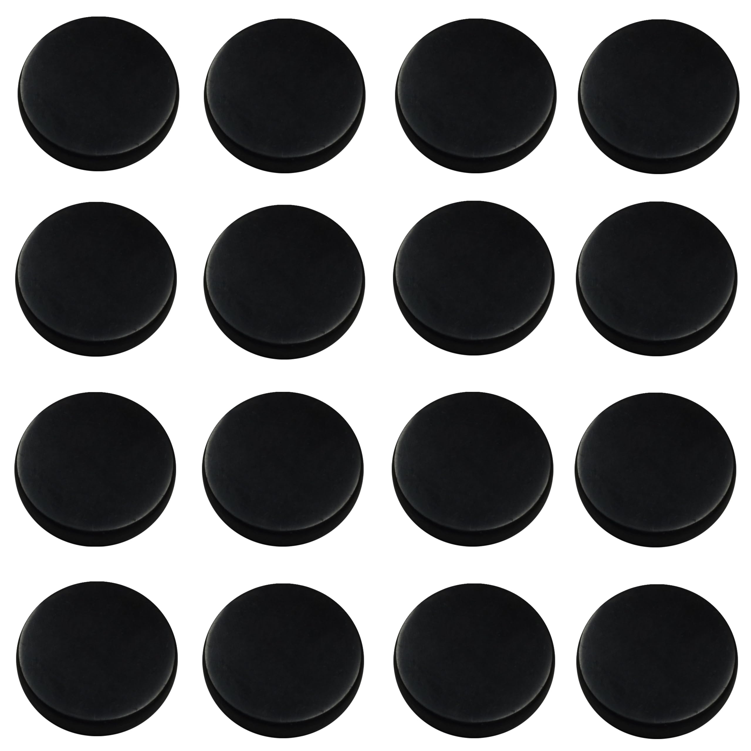 Shungite World 16-piece stickers on a device with polished 40 mm stones for grounding energy.