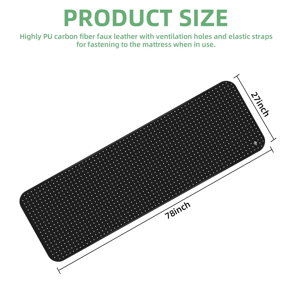 SHUOGVER grounding mat fitting across a mattress for versatile placement