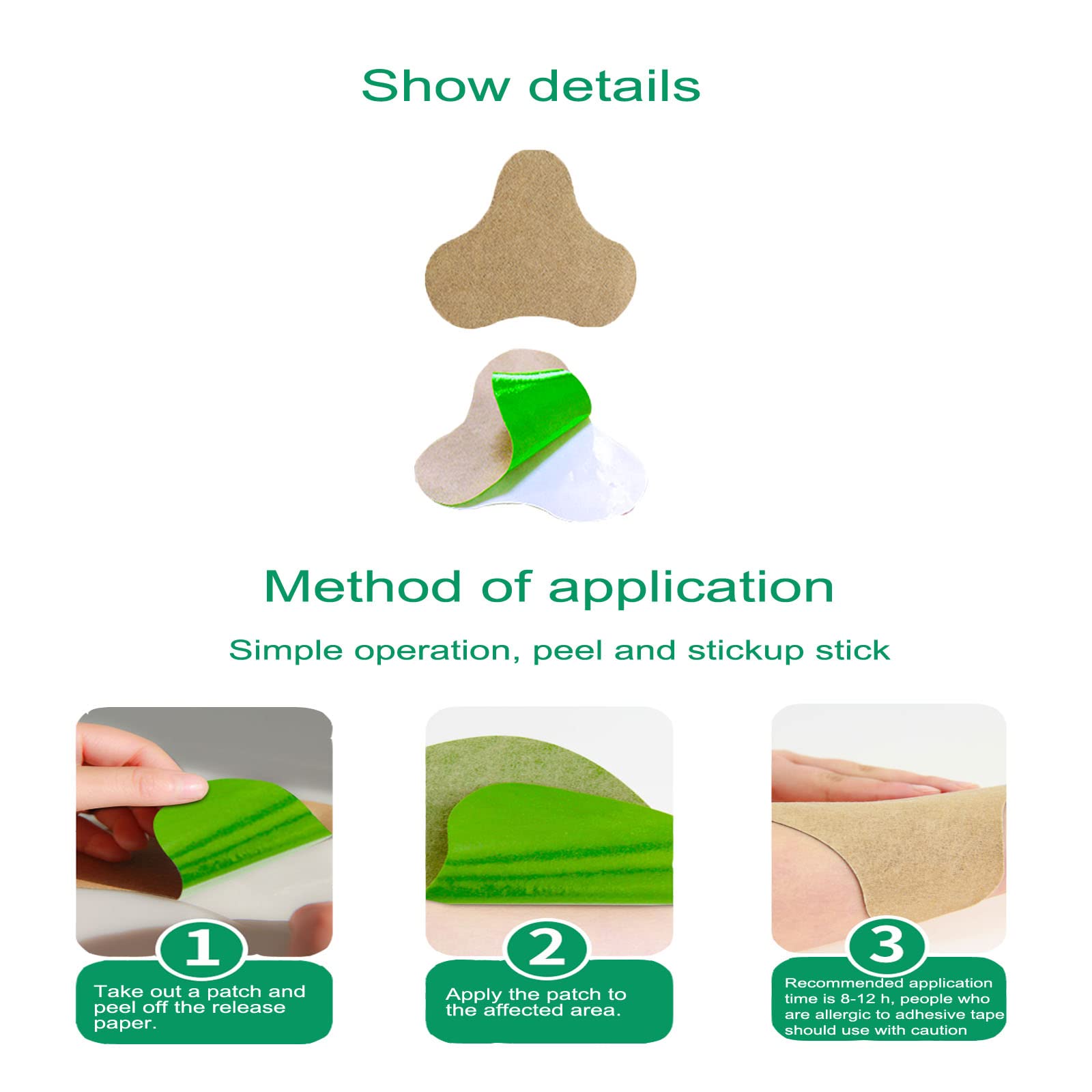 Easy to apply on the affected area for portable relief.