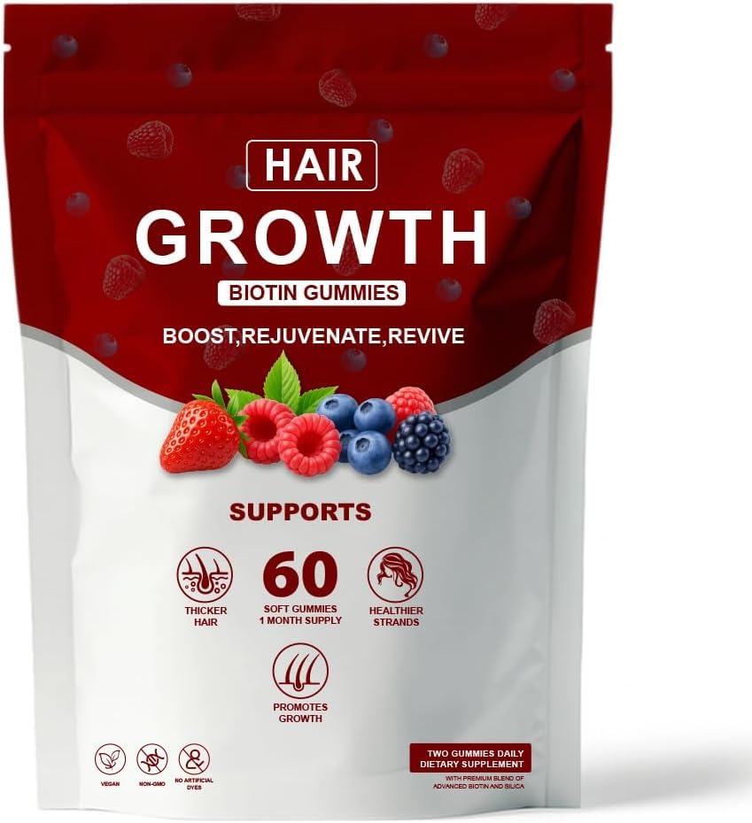 Shwfhi Hair Growth Gummies bottle for convenient daily beauty support