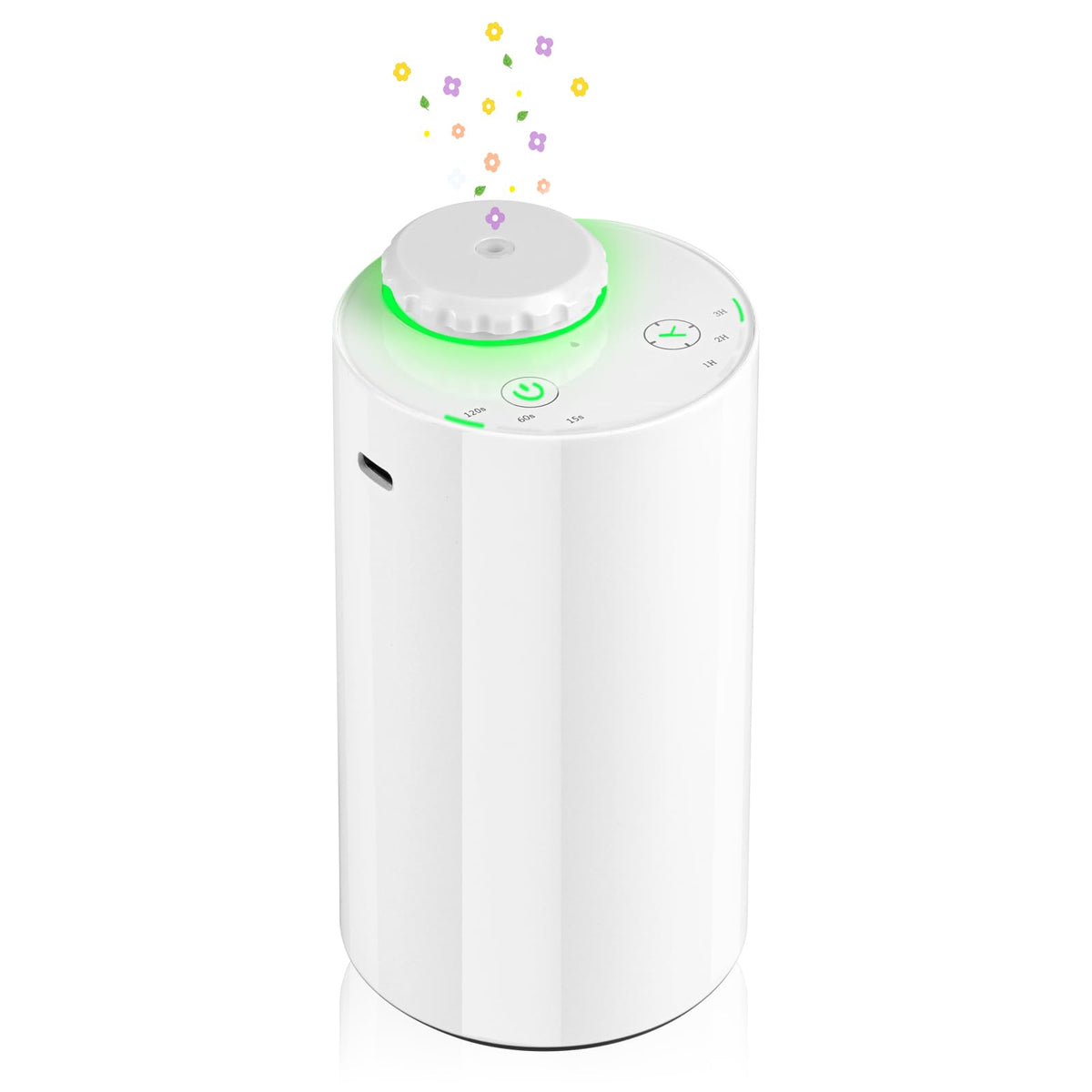 SHXMZS waterless diffuser with ambient LED lights for mood-enhancing aroma.