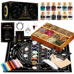 SHYSHINY Witchcraft kit contents for beginners support ritual setup and learning.