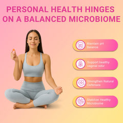 Nutrition label on Shytrouy Balance with vitamin C and probiotic ingredients
