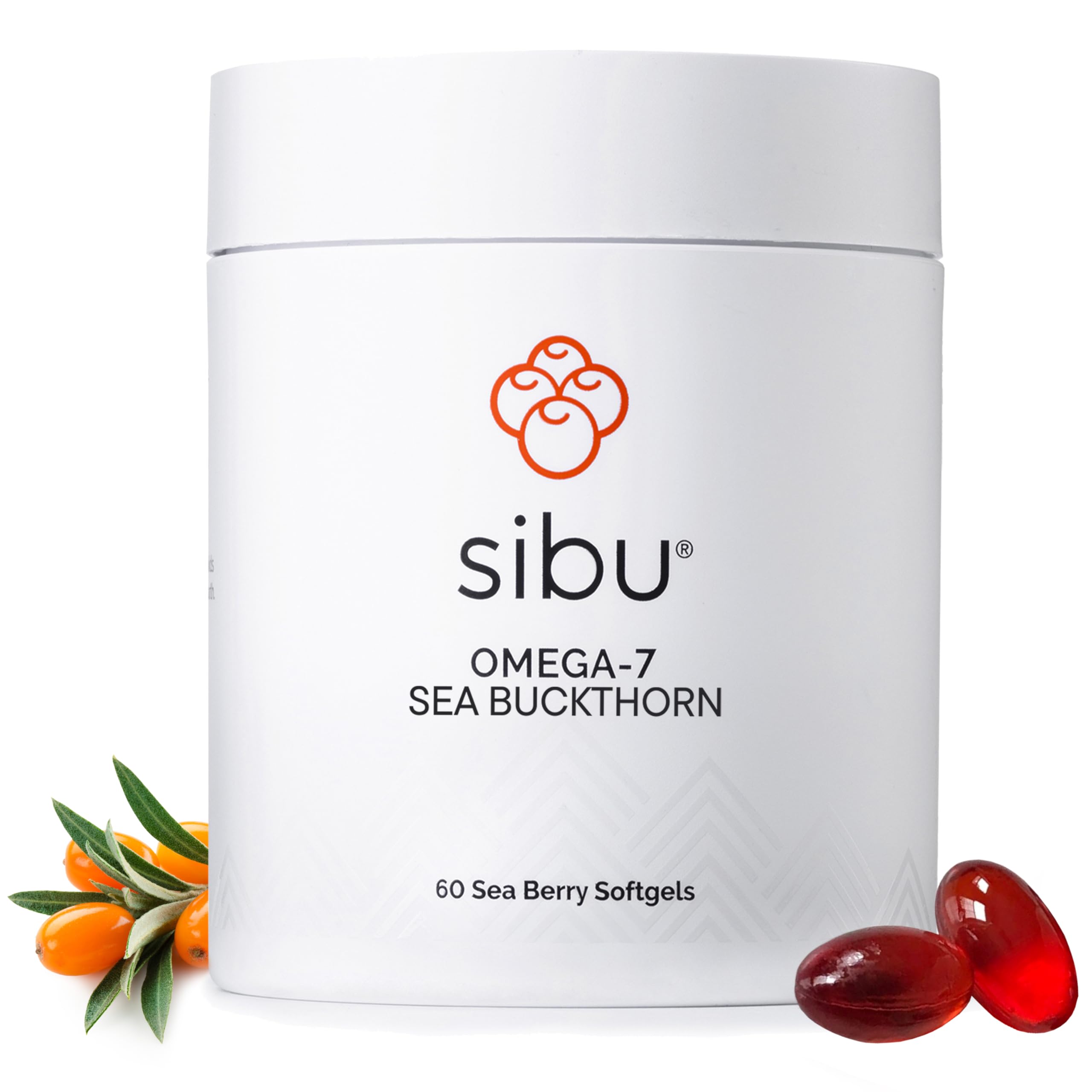 Sibu Sea Buckthorn Omega-7 Softgels Starter Kit (60ct) – 30 Day Supply ...
