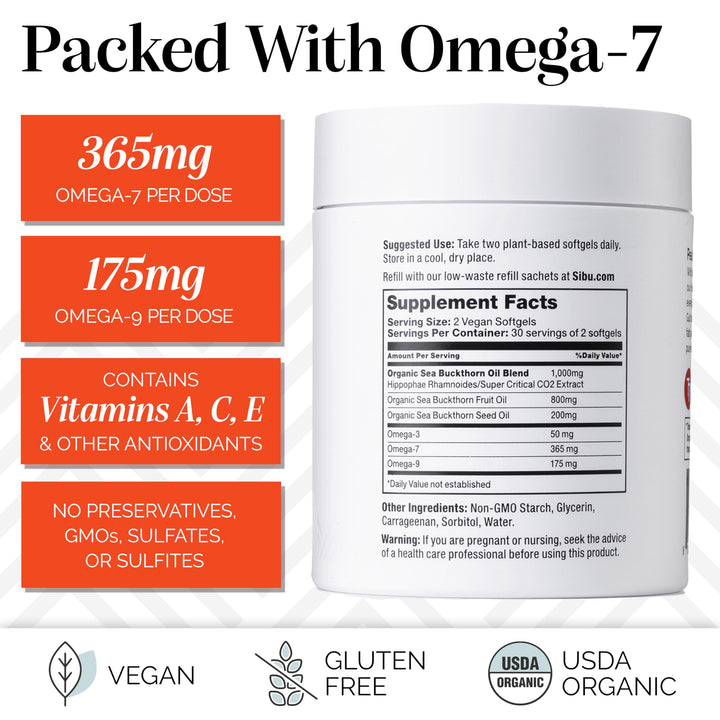 CO2 extraction process icon for Sibu Sea Buckthorn Omega-7 softgels quality.