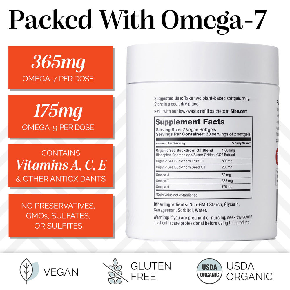 CO2 extraction process icon for Sibu Sea Buckthorn Omega-7 softgels quality.