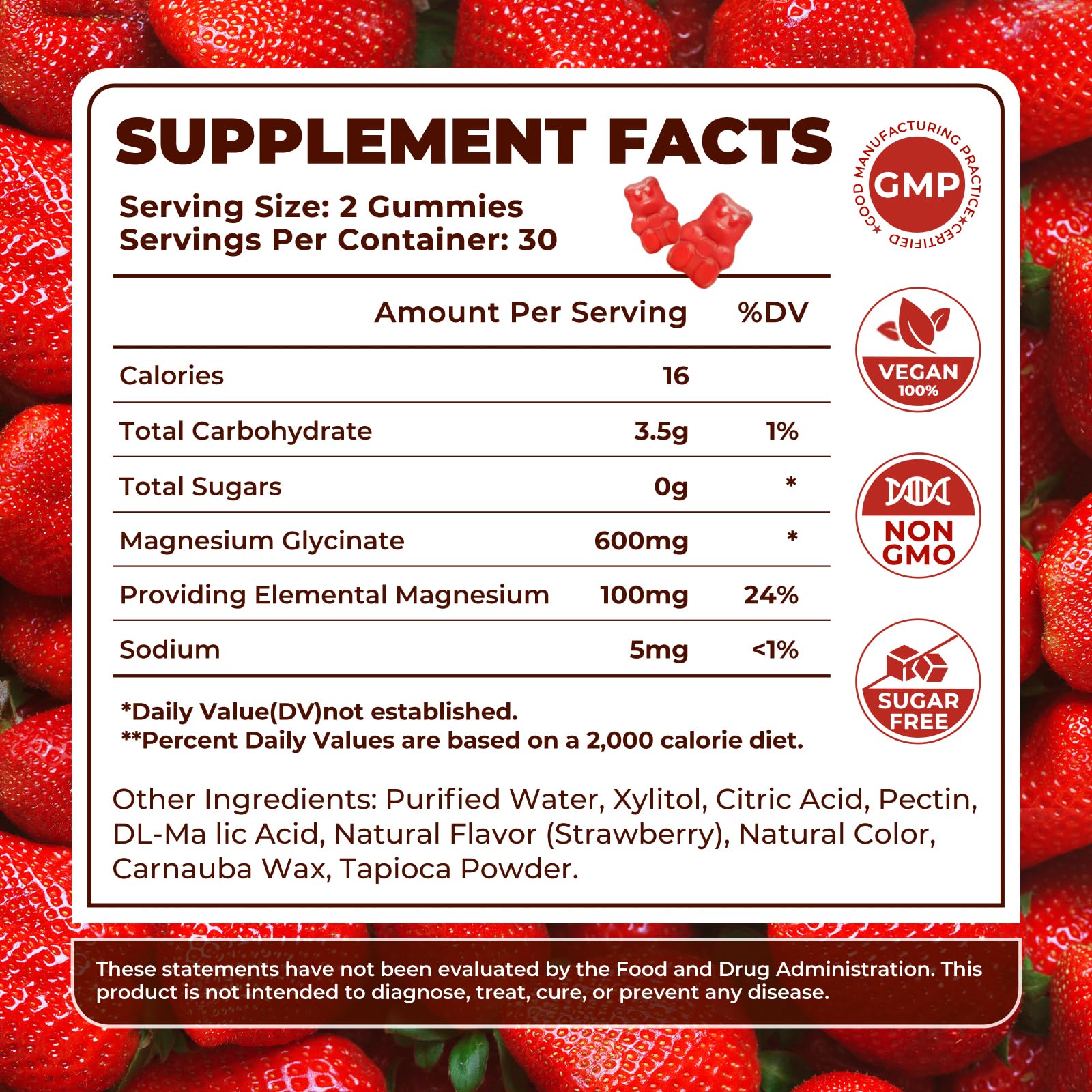 Close-up of strawberry-flavored gummies inviting stress relief and easy consumption