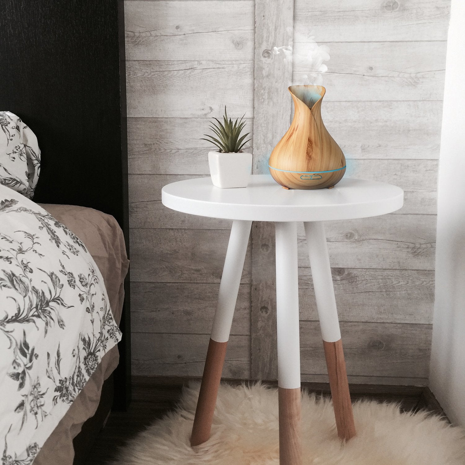 Sierra Modern Home diffuser compatible with Alexa and Google Home for voice control
