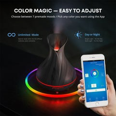 Sierra Modern Home diffuser app control to schedule mist