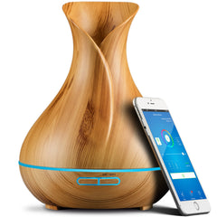 Sierra Modern Home smart diffuser front view, compact and quiet