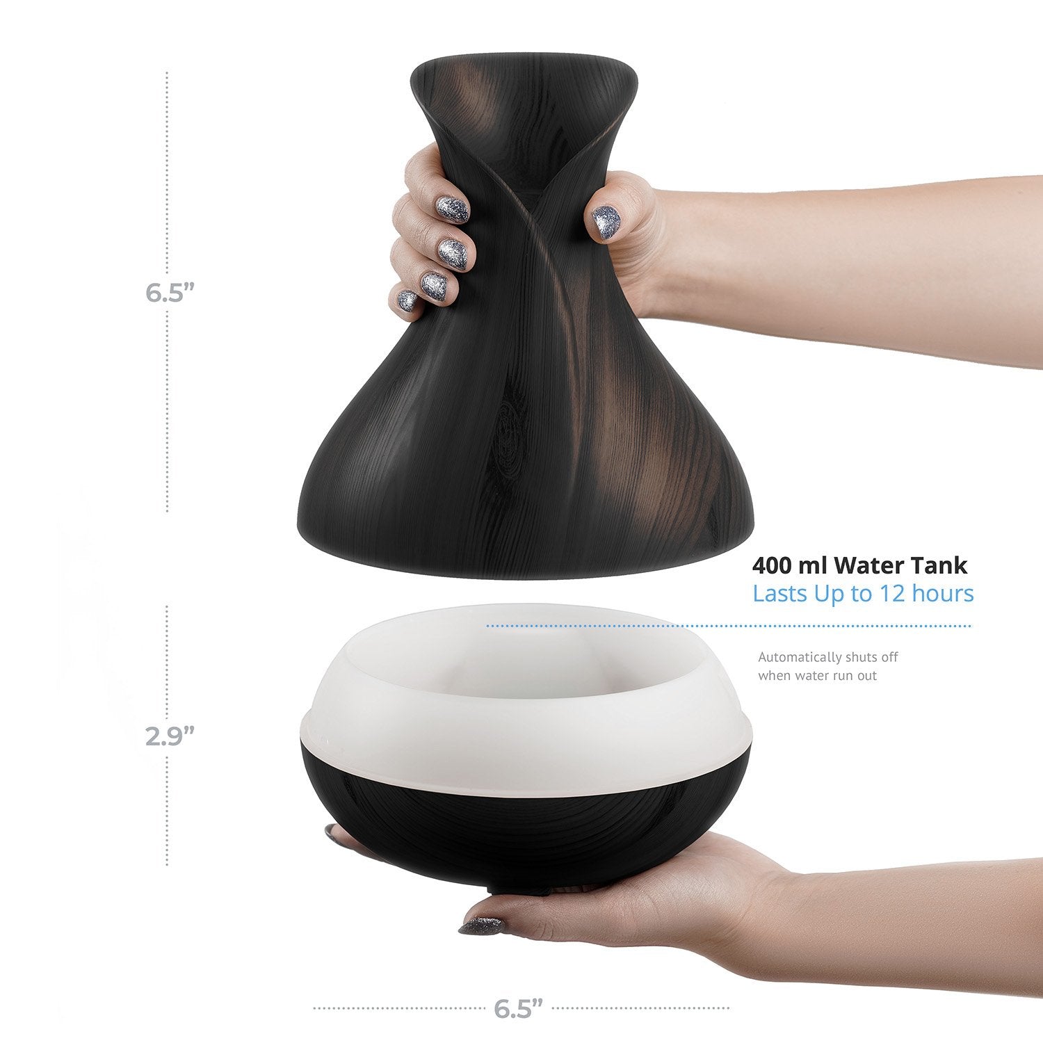 Sierra Modern Home diffuser package includes diffuser, power cable, and manuals