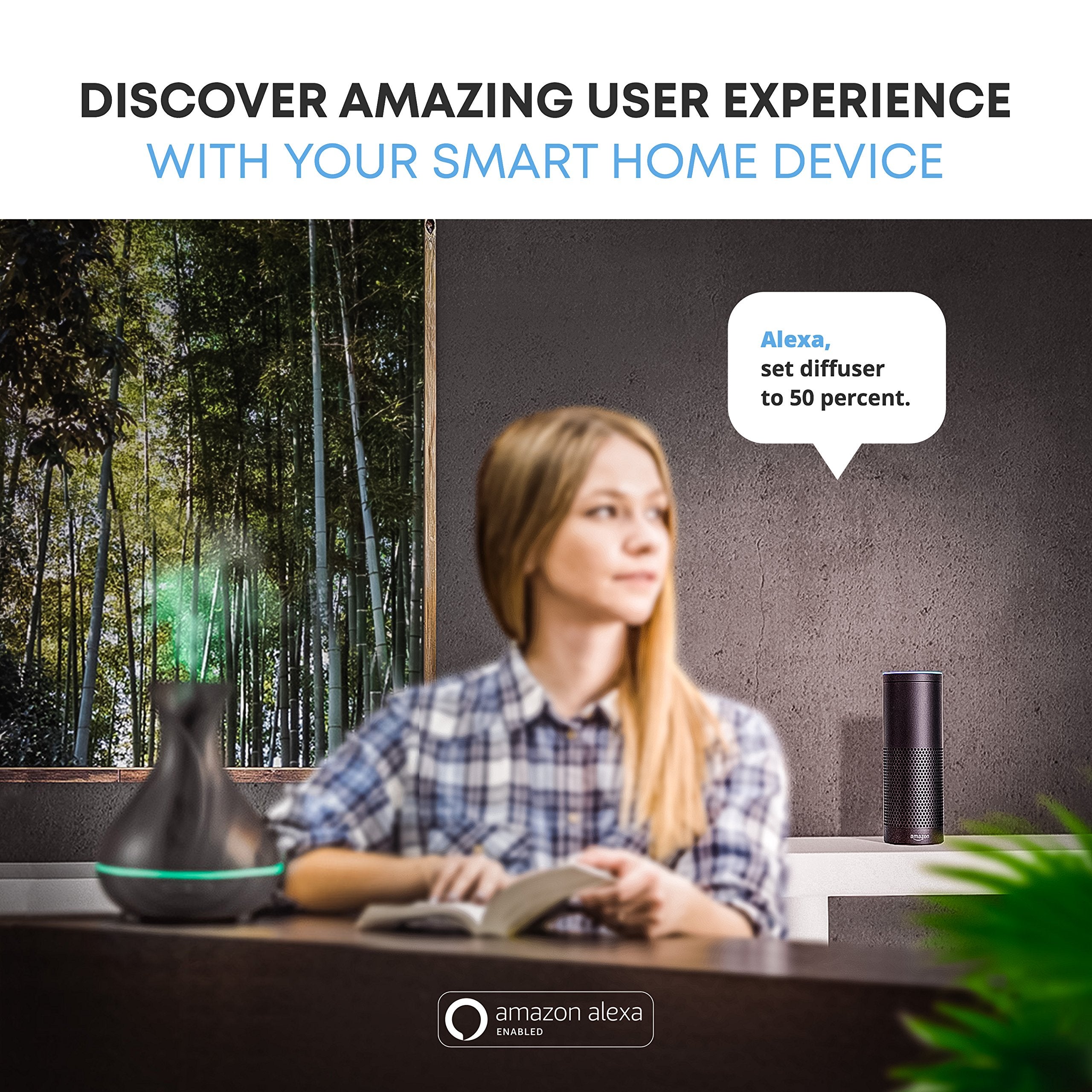 Sierra Modern Home ultrasonic diffuser preserves oils for aroma