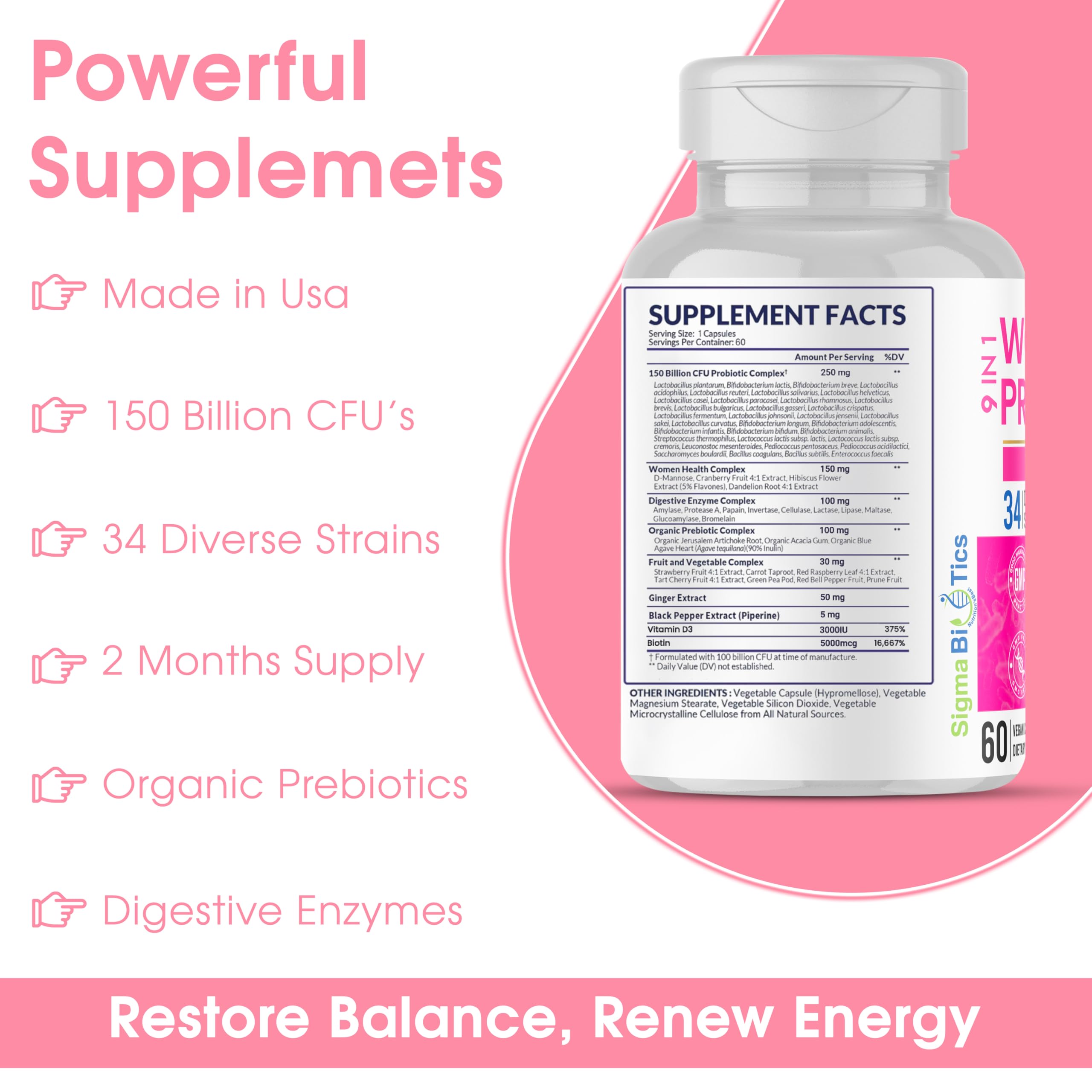 Close-up of capsules highlighting vegan formula and dairy-free ingredients for daily wellness