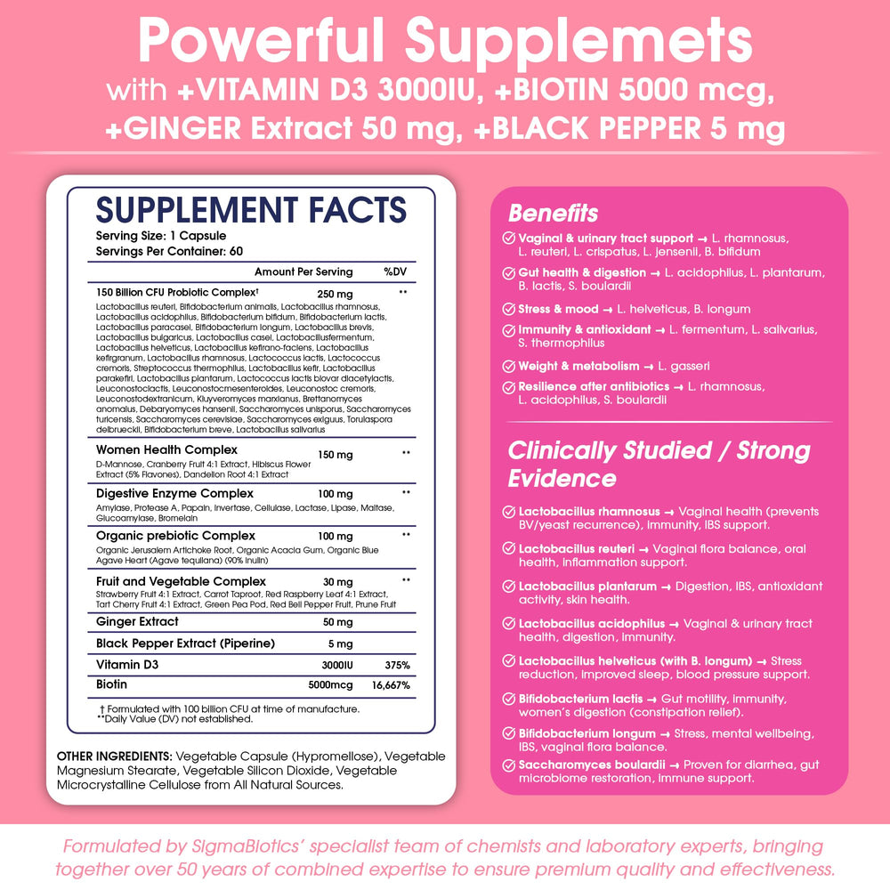 Label detail emphasizing gluten-free, non-GMO, and organic prebiotics in the blend