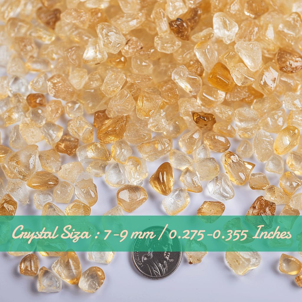 200-piece SigMntun citrine chip platter display for inspiration.