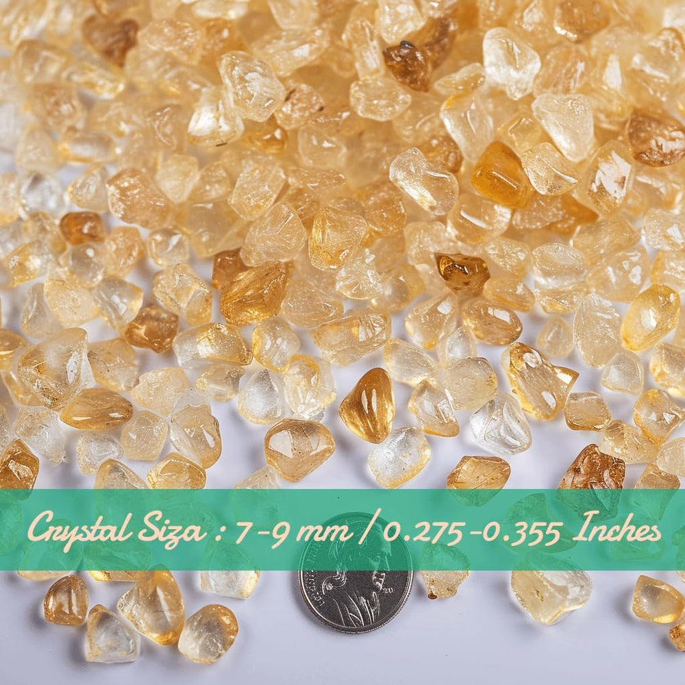 200-piece SigMntun citrine chip platter display for inspiration.