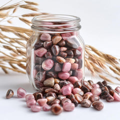 SigMntun decorative rhodonite pieces for home and mindful displays