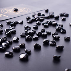 SigMntun polished obsidian crystals for altar, decor, and creative crafting.