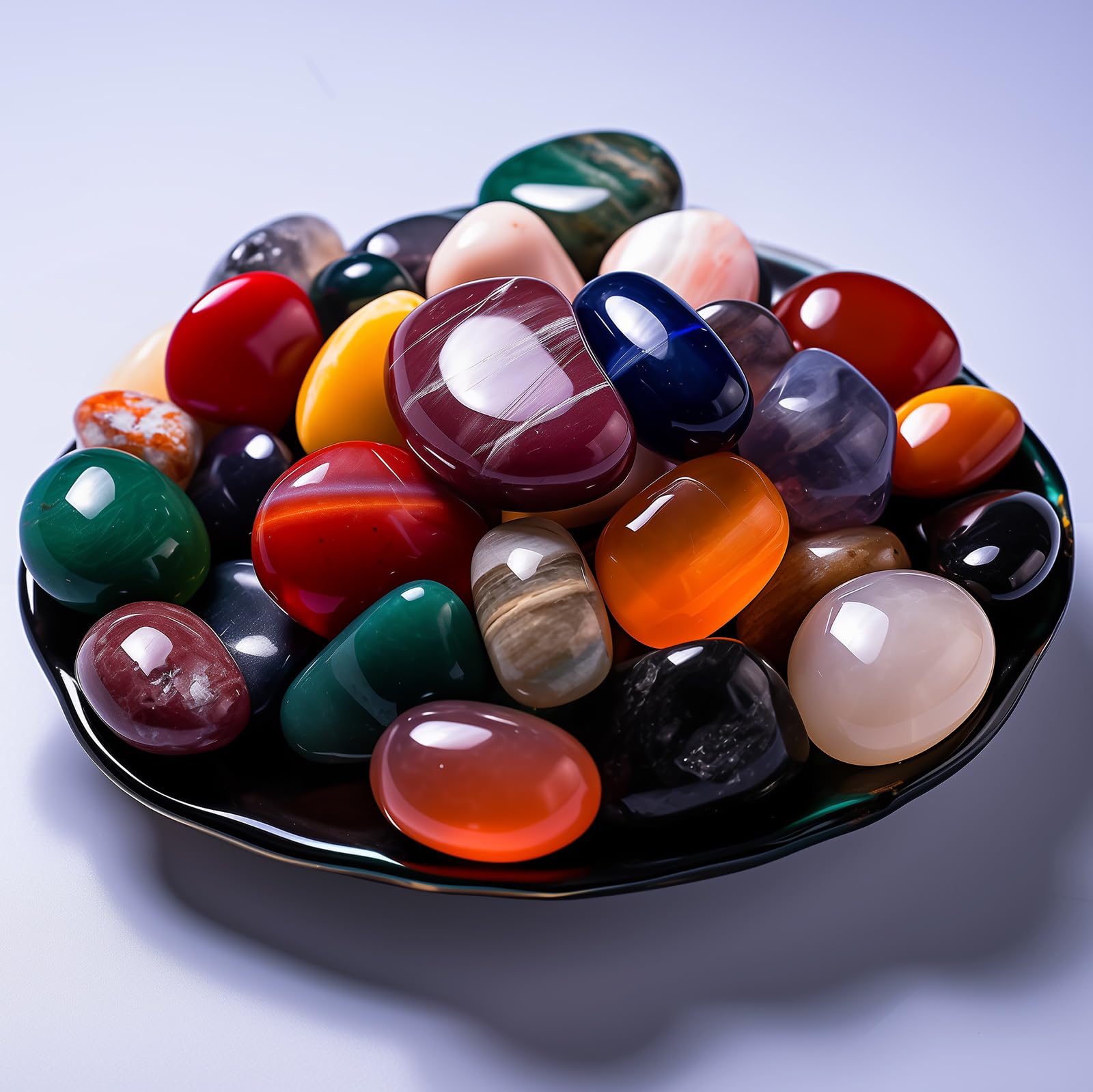 SigMntun sodalite chips enhance color blocks in creative displays