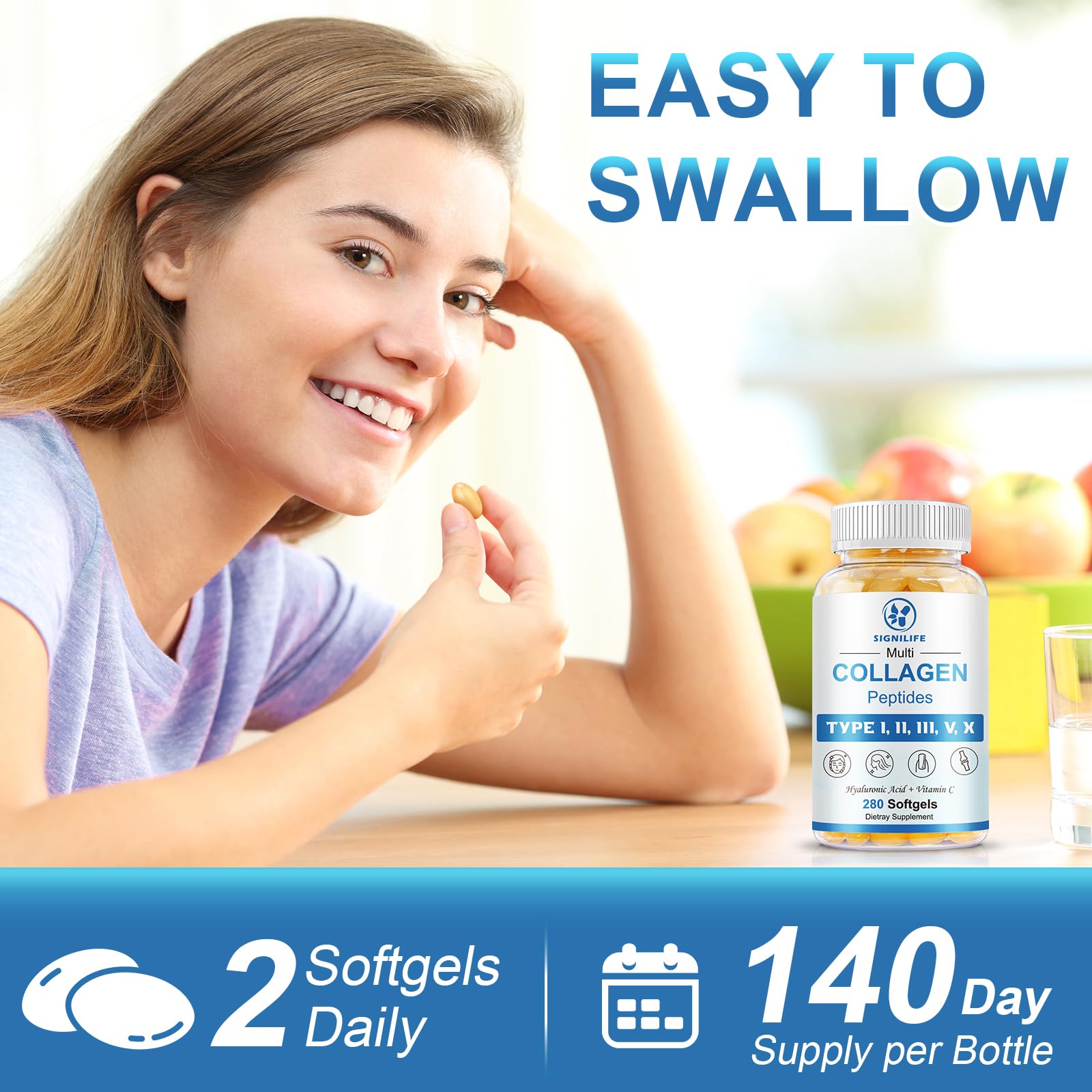 Signilife softgels in daily routine setup