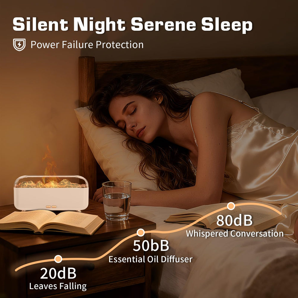 SIHUADON diffuser offers seven-color night light for mood setting