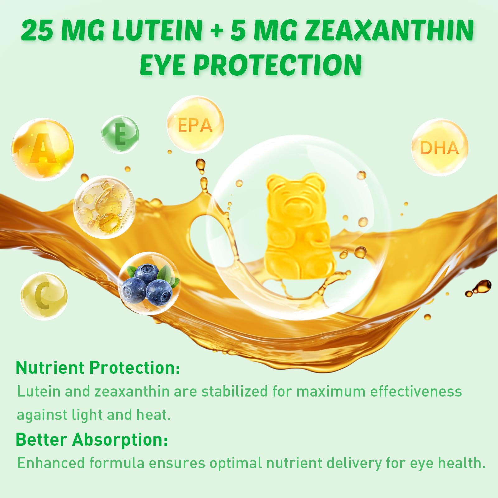 Sijigood eye health omega-3 vitamin bottle promotes comfortable vision.