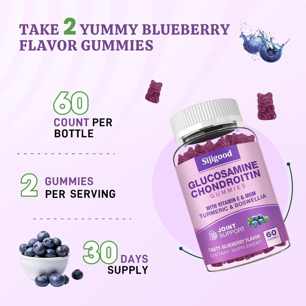 Sijigood Glucosamine Chondroitin Gummies serving scoop for easy daily use