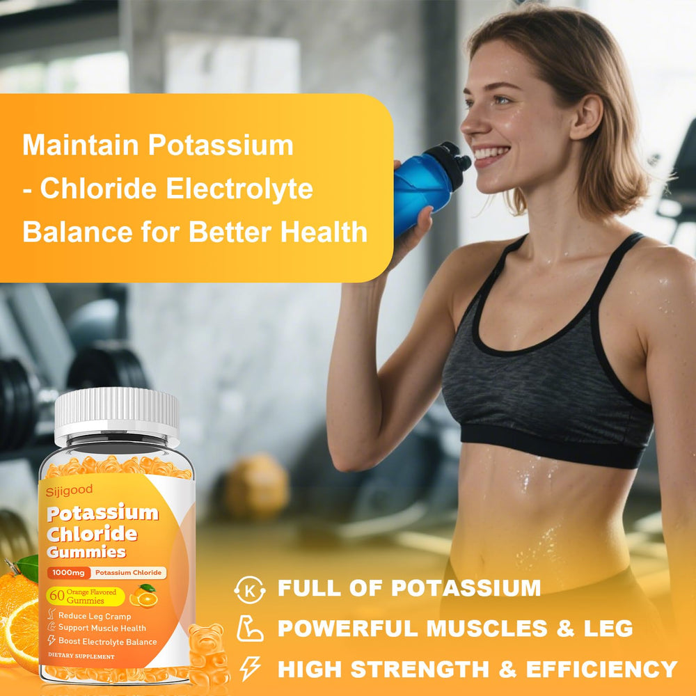 Vegan gluten-free sugar-free gummies for clean daily potassium boost.