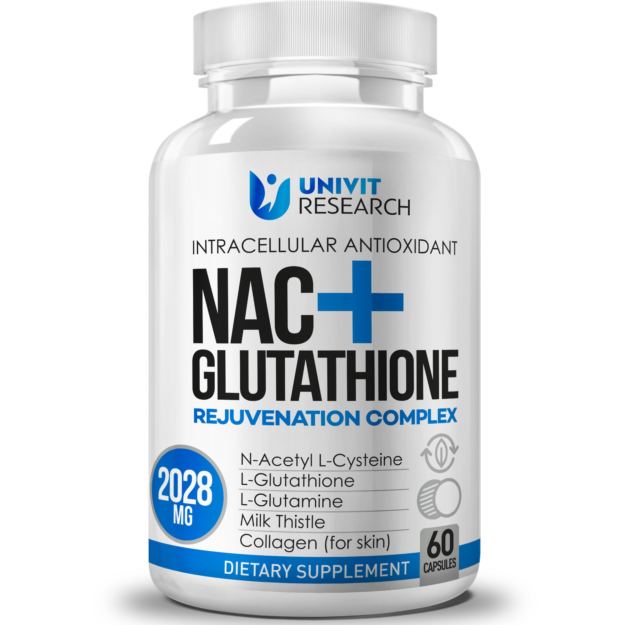 SILENDOR Advanced Complex-NAC bottle pour for easy daily antioxidant support.