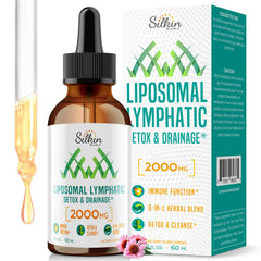 SilkinSurj liposomal drainage drops bottle for easy daily use and absorption