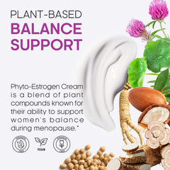 Siltamu phytoestrogen ingredients panel featuring pueraria mirifica and soy isoflavones