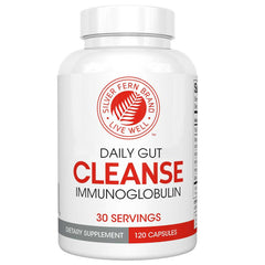Silver Fern Cleanse bottle front for easy daily gut support
