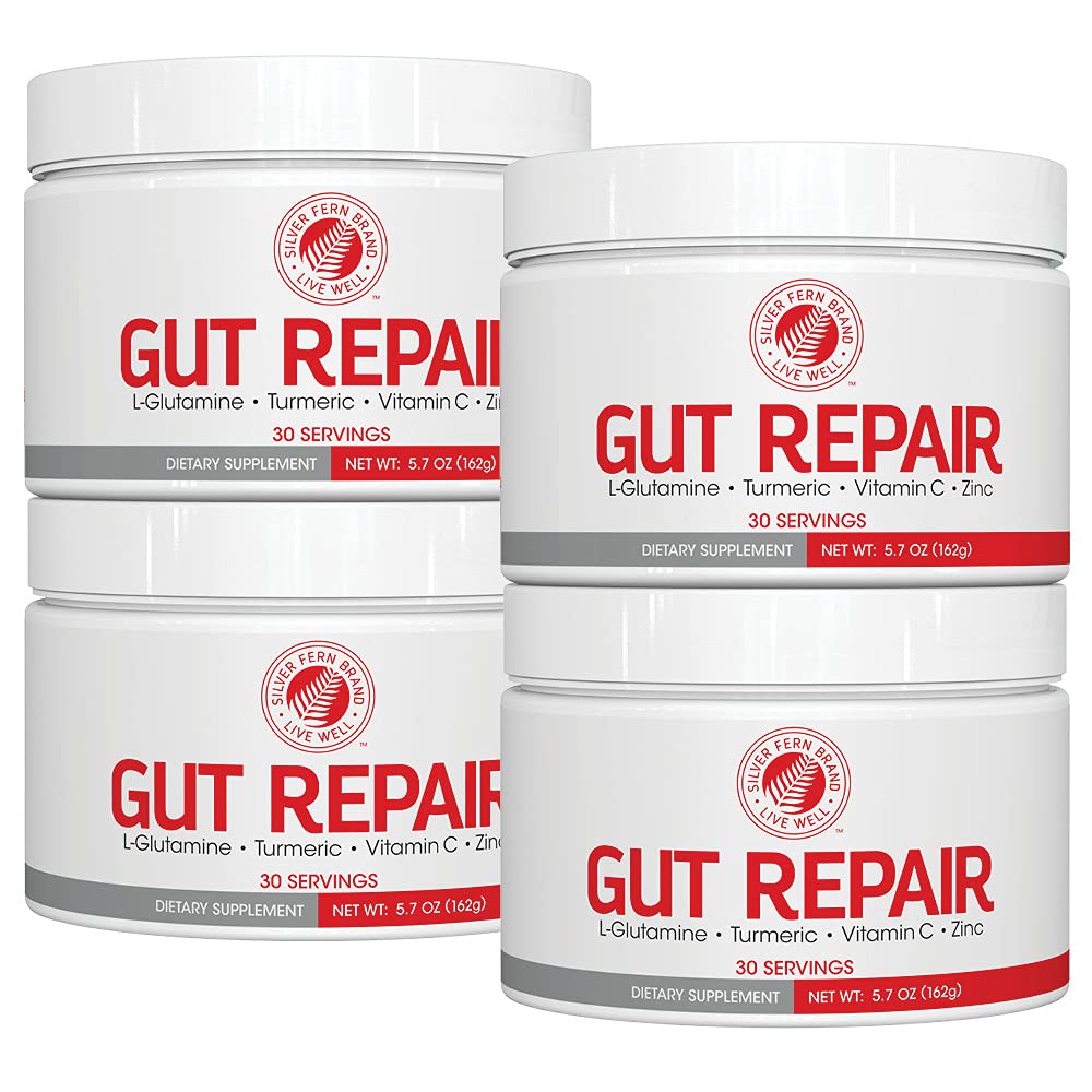 Silver Fern Gut Repair tub with label, ideal for daily digestive routine.