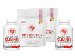 Silver Fern Postbiotic+ stick packs for convenient daily supplementation.